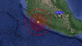 Un séisme de magnitude 7,7 a frappé l'Ouest du Mexique et la capitale Mexico. L'épicentre est situé à proximité de la côte Pacifique.