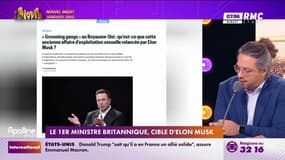 Le Premier ministre britannique cible d'Elon Musk
