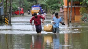 Les inondations ont particulièrement touché l'État touristique du Kerala, dans l'ouest du pays
