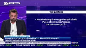 Les questions : Appartement à Paris, peux-t-on espérer une baisse des prix ? - 07/12