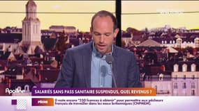 Nicolas Poincaré : Salariés sans pass sanitaire suspendus, quels revenus ? - 02/11
