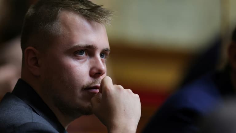 Le député LFI Louis Boyard à l'Assemblée nationale, à Paris, le 8 octobre 2024
