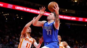 Luka Doncic des Dallas Mavericks a marqué 73 points à Atlanta, le 26/01/2024