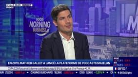 En 2019, Mathieu Gallet a lancé la plateforme de podcasts Majelan