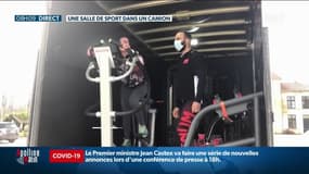 Faute de salle de sport, il crée la sienne dans un camion