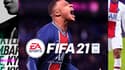 Kylian Mbappé sur la jaquette de FIFA 21