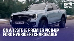  On a testé le premier pick-up Ford hybride rechargeable 
