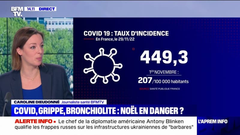 Covid-19, grippe, bronchiolite: le point sur les 3 épidémies qui touchent la France