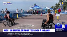 Nice: un triathlon pour tous a accueilli des personnes de 8 à 103 ans