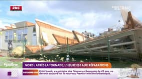 Nord: après la tornade, l'heure est aux réparations 