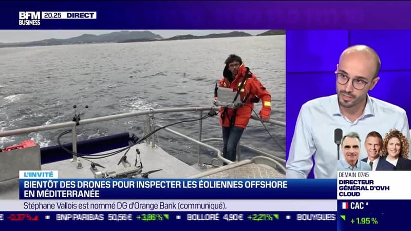 Antoine Tournet (DIODON Drone Technology) : Bientôt des drones pour inspecter les éoliennes offshore en Méditerranée - 12/09