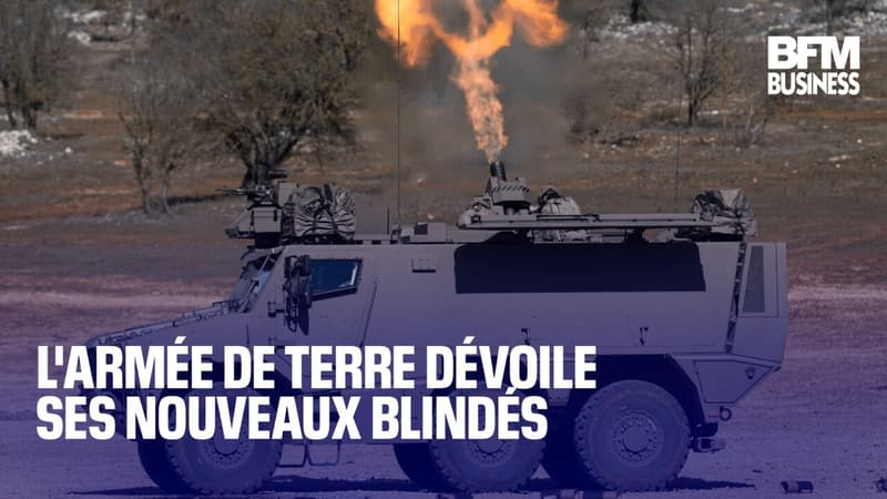 L'Armée de terre dévoile ses nouveaux blindés