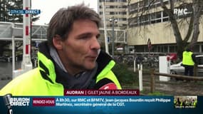 Audran, "gilet jaune" à Bordeaux, participera à la grande concertation: "On ne peut pas être écouté sans se structurer un minimum"