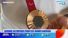 Le Havre: une cinquantaine d'enfants ont rencontré Florian Merrien, médaillé de bronze en para-tennis de table