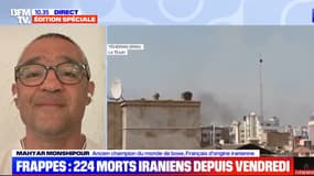 L'ancien boxeur Mahyar Monshipour sur BFMTV le 16 juin 2025