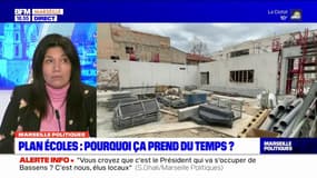 Marseille: Samia Ghali affirme que le projet de rénovation des écoles est "en train de se faire"