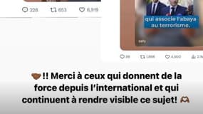 L'influenceuse Crazy Sally remercie Jules Koundé, qui a partagé sa vidéo sur la polémique de l'Abaya