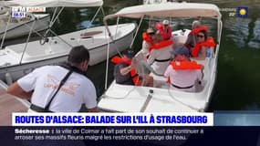 Routes d'Alsace: à la découverte de l'Ill en bateau électrique à Strasbourg