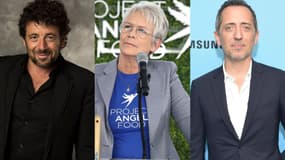 Patrick Bruel, Jamie Lee Curtis et Gad Elmaleh