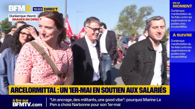 ArcelorMittal: la gauche aux côtés des salariés pour le 1er mai à Dunkerque