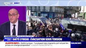 Évacuation de la Gaîté lyrique: "La plupart [des migrants] ont refusé les solutions de prise en charge", affirme le préfet de police de Paris Laurent Nuñez