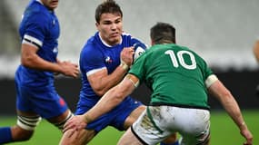 Antoine Dupont face à l'Irlande