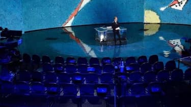 L'émission italienne "Che tempo che fa", diffusée sur Rai 3, enregistrée sans public.