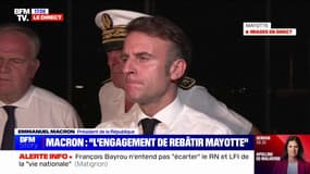 Emmanuel Macron annonce une loi afin "de simplifier les procédures" pour "rebâtir Mayotte"