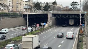 Le tunnel du Landy sur l'autoroute A1.