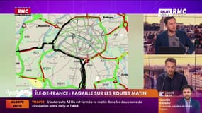 Île-de-France : Pagaille sur les routes ce matin