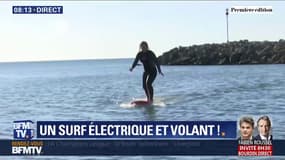 On a testé ce surf électrique et volant