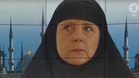 Angela Merkel voilée a choqué l'opinion allemande.