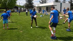 Les joueuses de l'ASJ Soyaux, en avril 2019