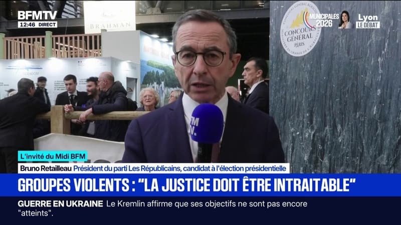 Reconstitution illégale de la Jeune Garde: “J’ai saisi le procureur”, indique Bruno Retailleau