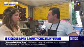 Nice: le kiosque à pan bagnat "Chez Félix" ferme 