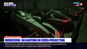 Mouscron: du karting en vidéo-projection