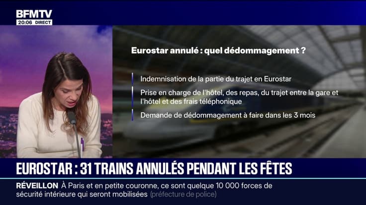 Eurostar annulé: quel dédommagement?