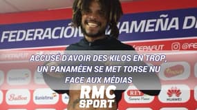 Accusé d'avoir des kilos en trop, un Panaméen se met torse nu face aux médias