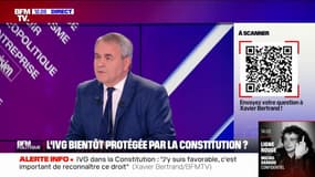 Xavier Bertrand (LR): "L'inscription de l'IVG dans la Constitution, j'y suis favorable"