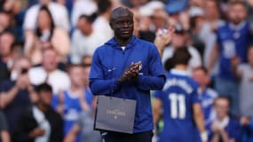 N'Golo Kanté fait ses adieux à Chelsea lors de la réception de Newcastle (1-1), le 28 mai 2023