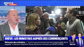 Grève: les ministres auprès des commerçants (2) - 03/01
