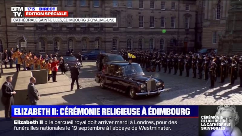 Royaume-Uni: Charles III quitte la cathédrale Saint-Gilles sous les applaudissements