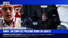Remise en liberté d'un complice présumé de Mohamed Amra: "On est indigné, même si c'est conforme à la loi", affirme Jessy Zagari (FO-Justice)