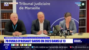 Bouches-du-Rhône: 78 fusils d'assaut saisis en 2023, un chiffre en hausse de 20%