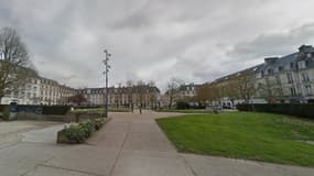 La place de la République de Caen (Calvados). image d'illustration