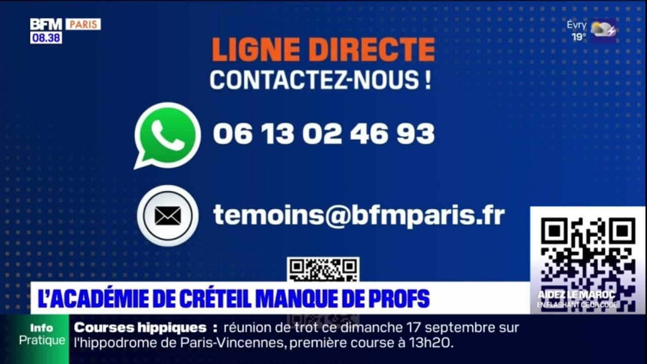 L'académie de Créteil manque de professeurs