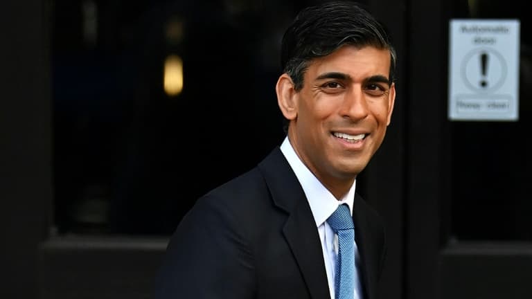Rishi Sunak, à Manchester, le 4 octobre 2021