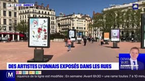 Lyon: des artistes lyonnais exposés dans les rues