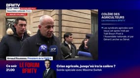 "Si le Mercosur devait être signé", la FNSEA contrôlera la conformité des produits importés, promet Arnaud Rousseau