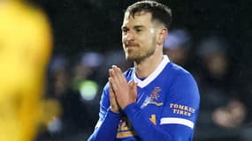 Aaron Ramsey avec les Rangers, février 2022